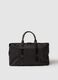 Black travel bag with strong handles and zip closure_0