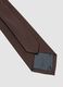 Dark brown tie with 7.5 cm blade_1