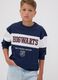 Blue pure cotton crew-neck Harry Potter print T-shirt for boys_0