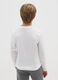 Boys' white cotton T-shirt regular fit_1