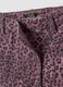 Ružičaste slim fit kratke hlače s animal printom od čistog pamuka za djevojčice_2