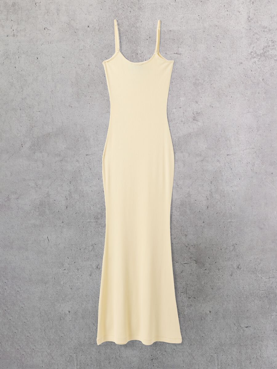 Pastel Yellow Long Dress_7