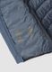 Grey Ultralight padded hooded jacket with zip for boys_7