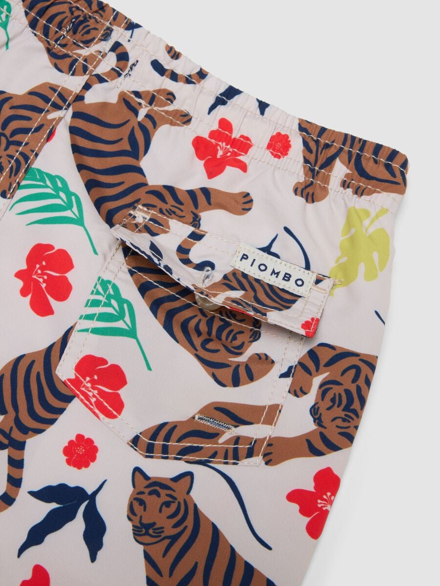 Multicolour boys&rsquo; swim shorts with tiger print_2