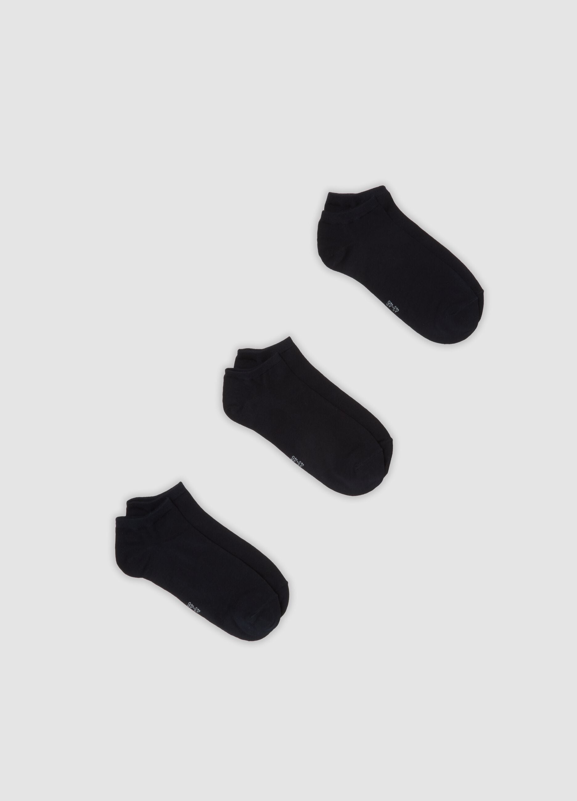 3er-Pack blaue Sportsocken aus Stretchmaterial