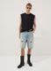 Black pure cotton regular-fit tank top_1