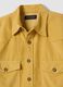 Camicia gialla in puro cotone a coste regular fit_1