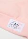 Pink baby hat in pure cotton with ears_1