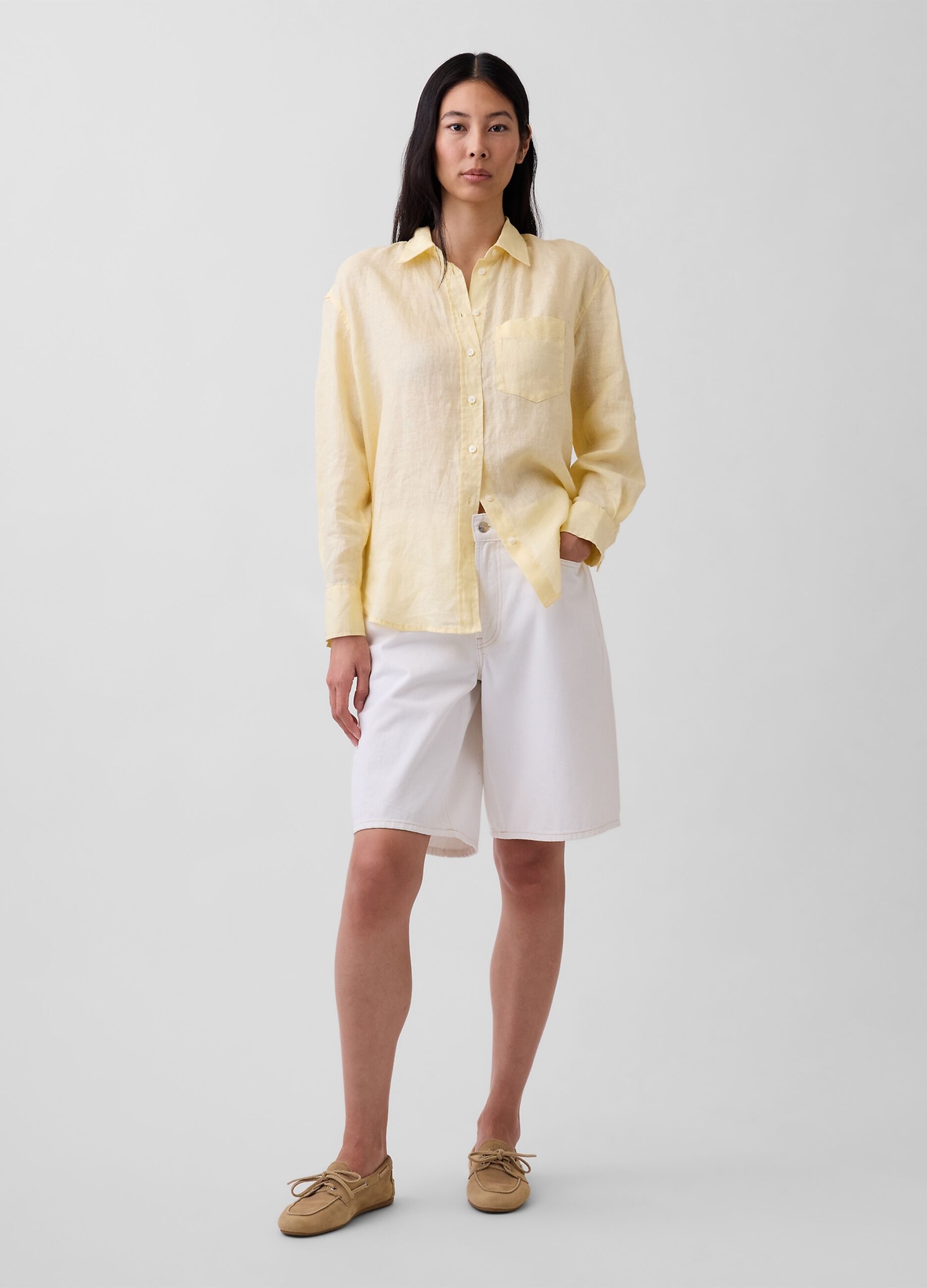 Pure linen shirt