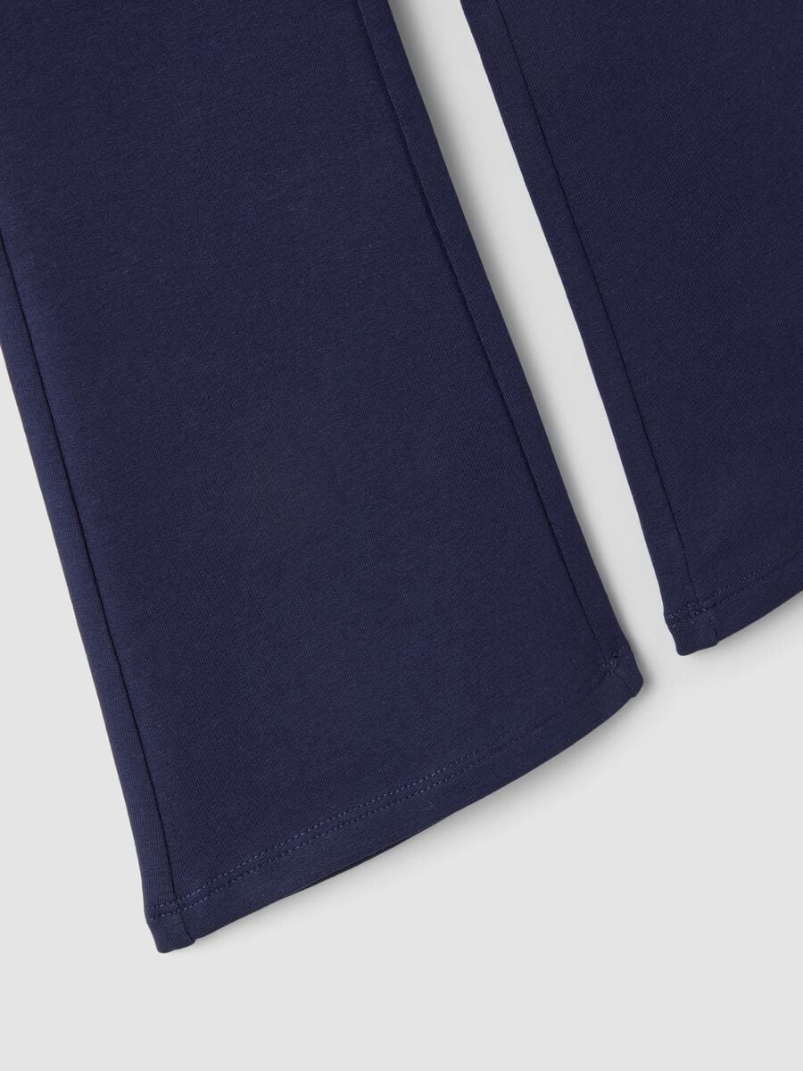 Blaue Schlaghose aus Bio-Baumwolle_3
