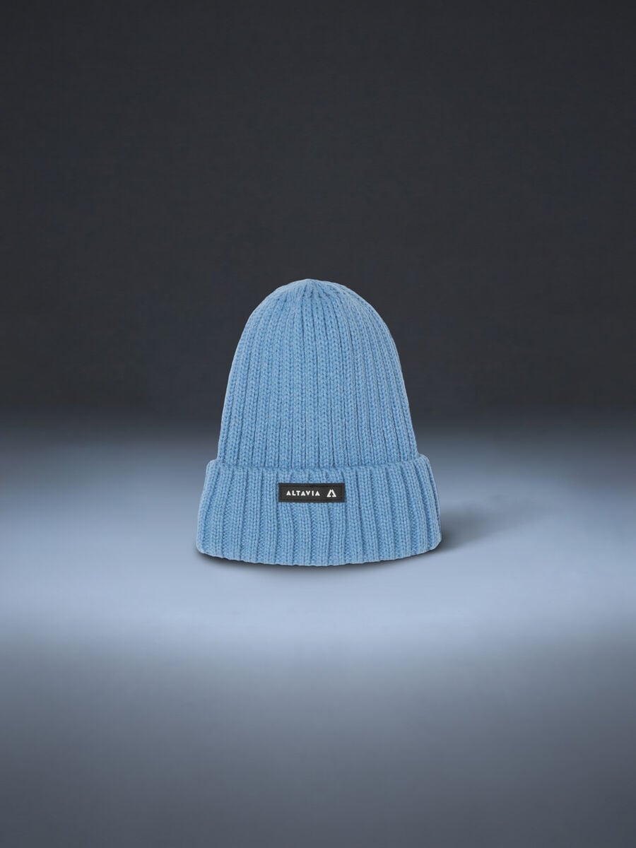 Ribbed knit beanie with turn-up cuff ALTAVIA WITH DEBORAH COMPAGNONI_0