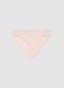 Pink stretch cotton briefs regular fit with lace details_4