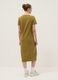 Brown midi dress in stretch cotton_2