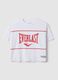 Pure White Cotton T-shirt Regular Fit with Everlast Print_0