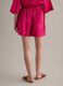 Pink 100% cotton shorts, regular fit_2