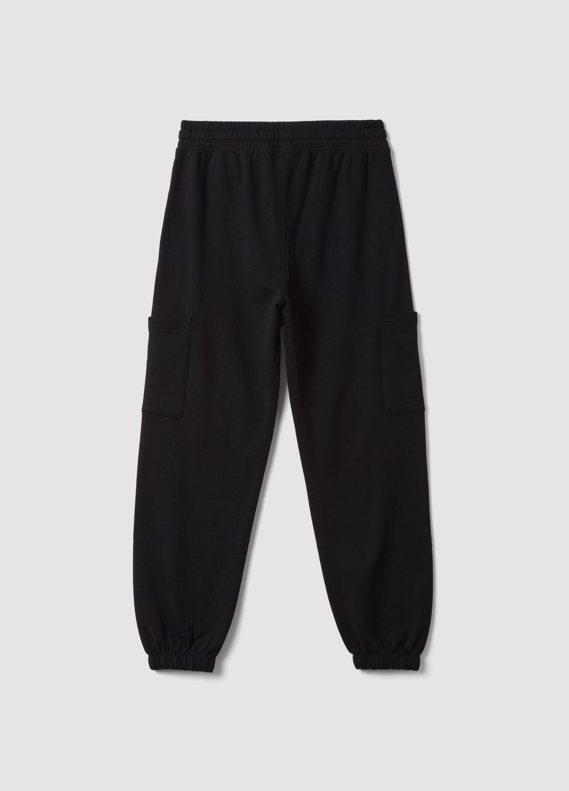&Mu;&alpha;ύ&rho;&omicron; relaxed cargo jogger &pi;&alpha;&nu;&tau;&epsilon;&lambda;ό&nu;&iota; &alpha;&pi;ό 100% &beta;&alpha;&mu;&beta;ά&kappa;&iota; &gamma;&iota;&alpha; &alpha;&gamma;ό&rho;&iota;