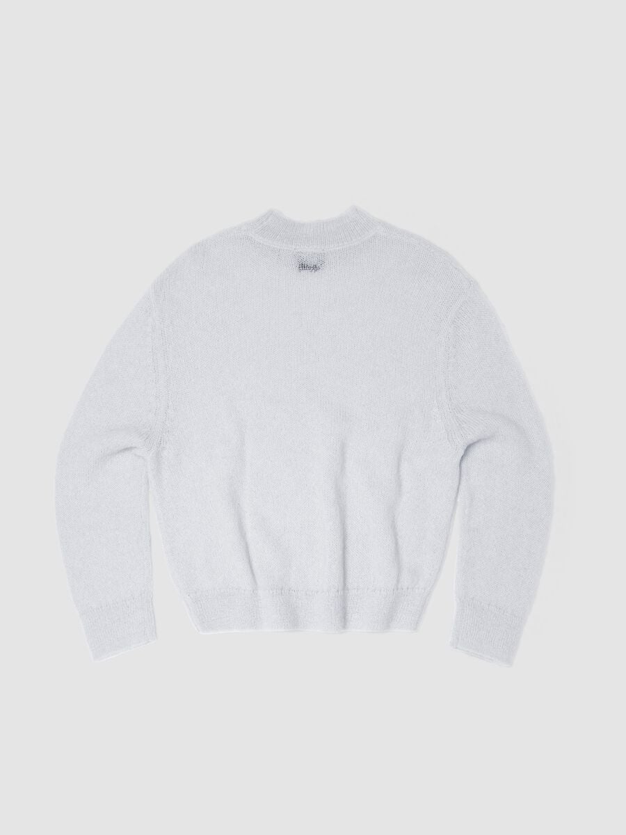 Mohair Crew Neck in Light Beige_8
