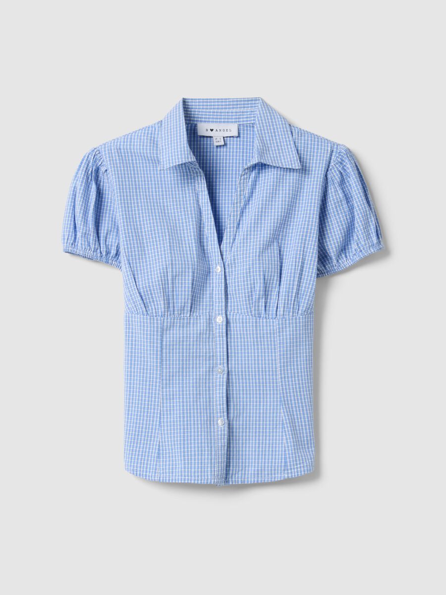 Mehrfarbiges kariertes Stretch-Baumwollhemd im regul&auml;ren Schnitt_4