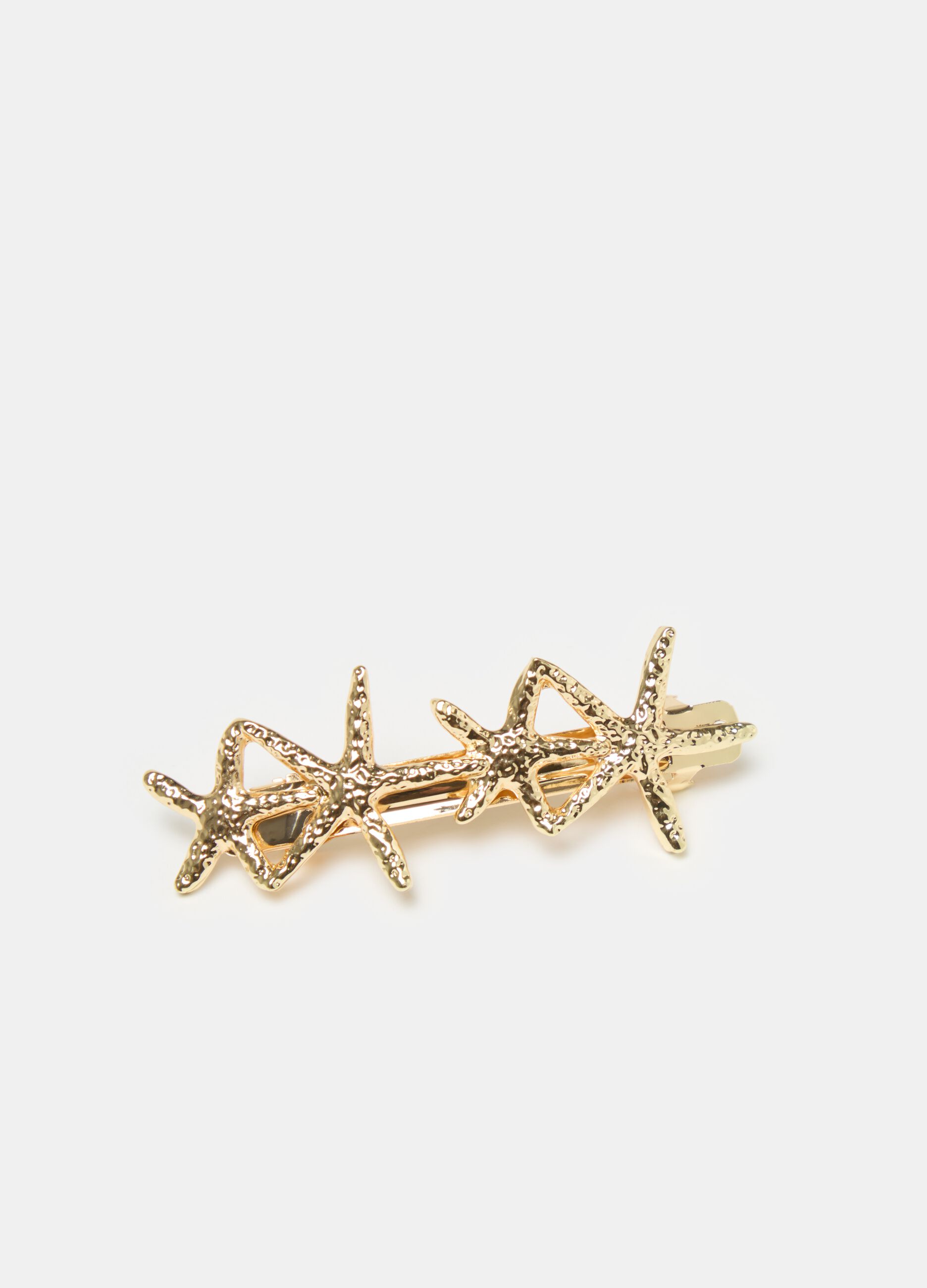 Hair clip with star fish