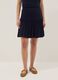 Blaue Umstandsrock aus elastischer Viskose_3
