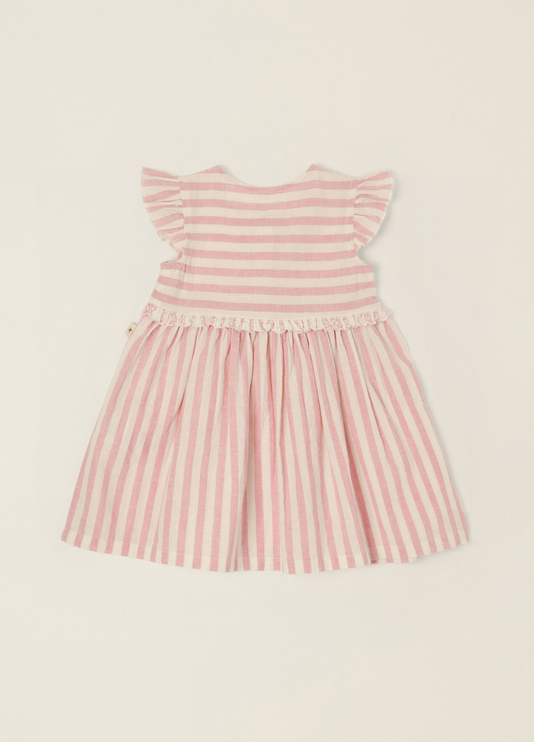 IANA striped linen-blend dress