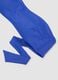 Blue bandeau bikini top in stretch fabric_1