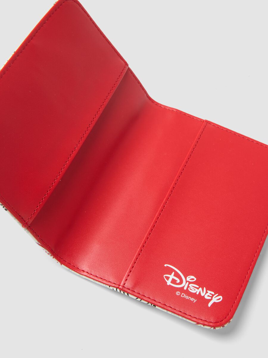 Portafoglio bianco e rosso con stampe Disney_2