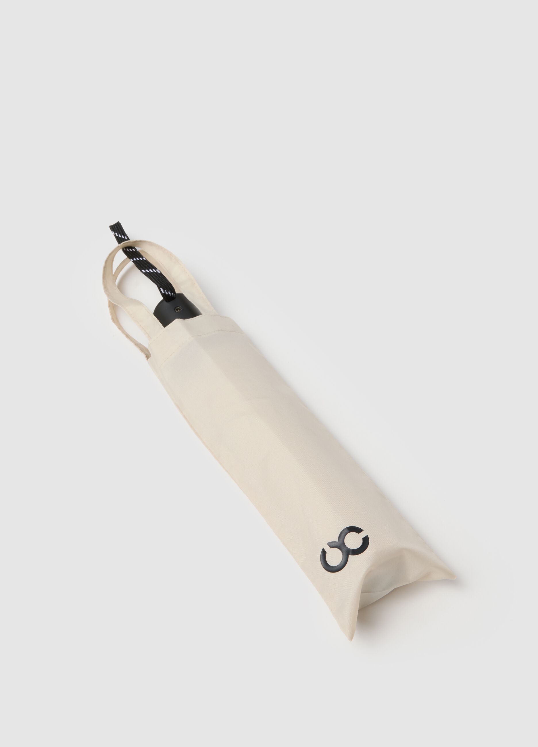 Beige Compact Umbrella