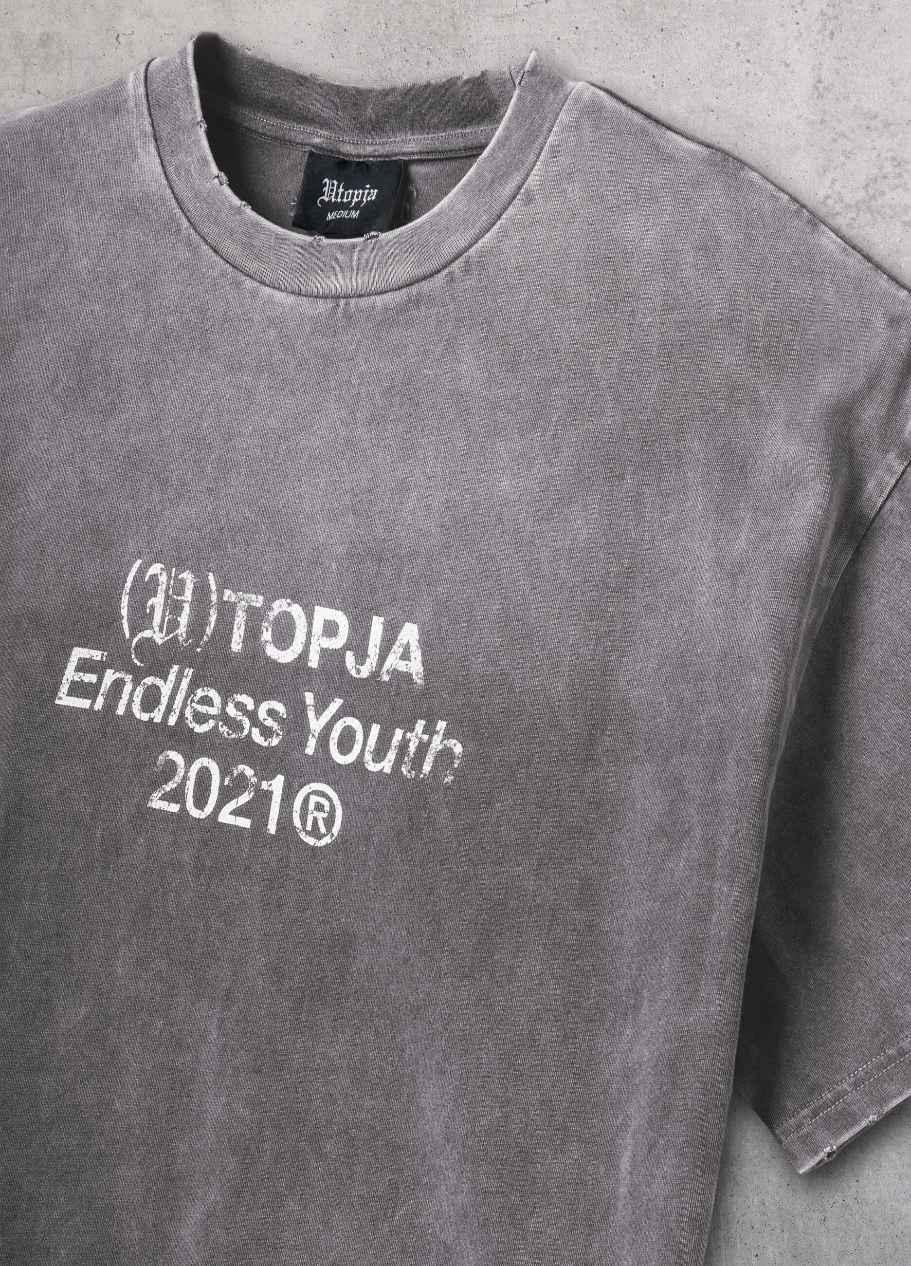 Sunfaded Oversized T-shirt Vintage Grey