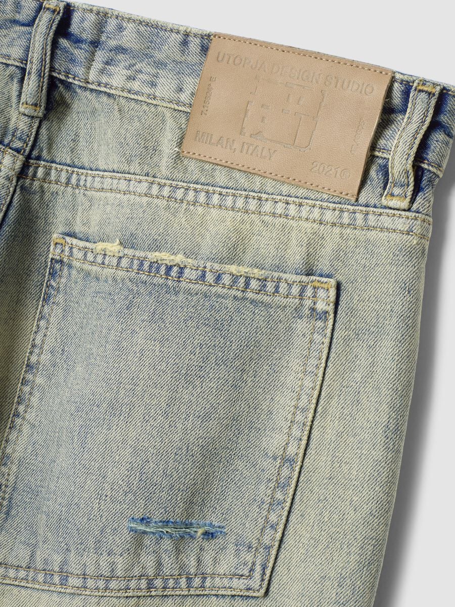 Vintage Wide-Leg Denim in Hellblau_8