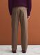 Brown regular-fit stretch cotton twill chino trousers_2