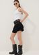 Black pure viscose skirt with ruffles_3