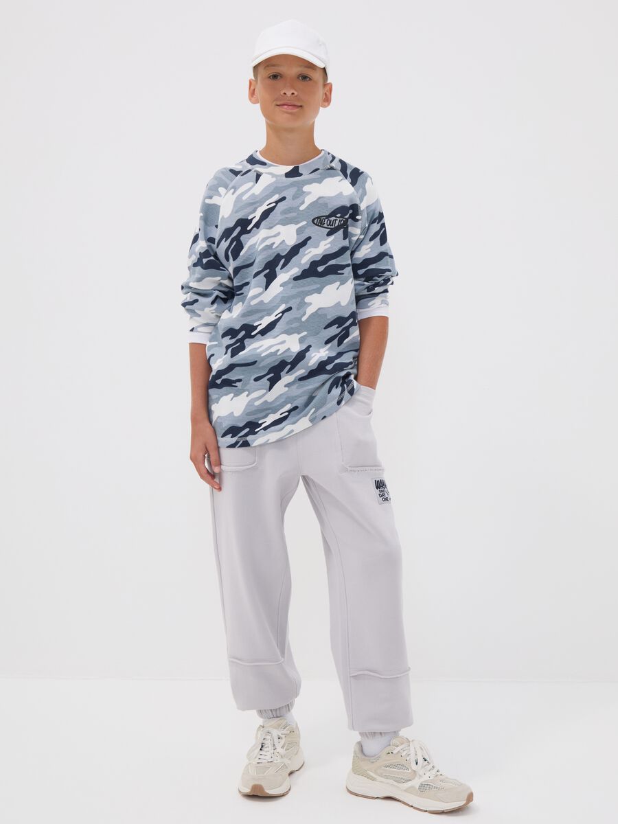 Jogging gris 100 % coton avec motif &laquo; Way Up &raquo; pour gar&ccedil;on_0