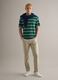 Pure Cotton Multicolour Striped T-shirt Regular Fit_1