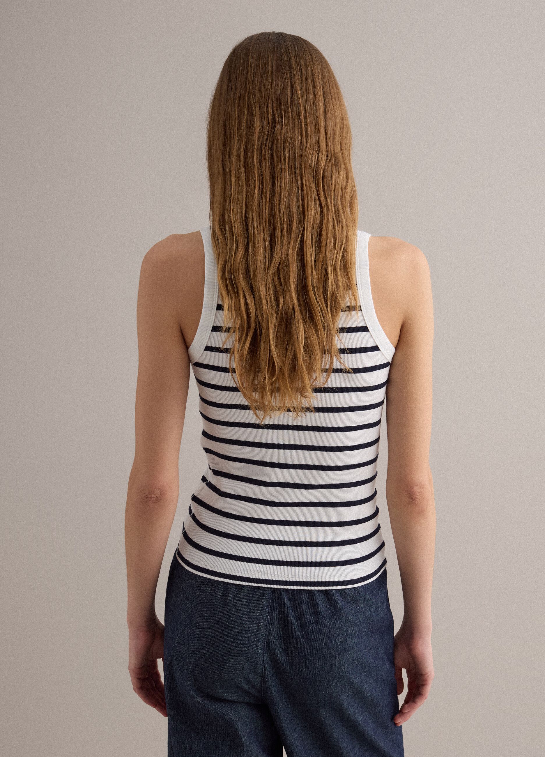White striped camisole top
