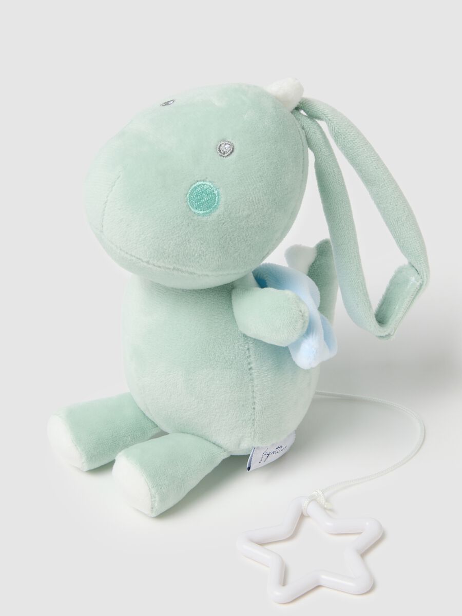 Velour Green Musical Box for Babies_1