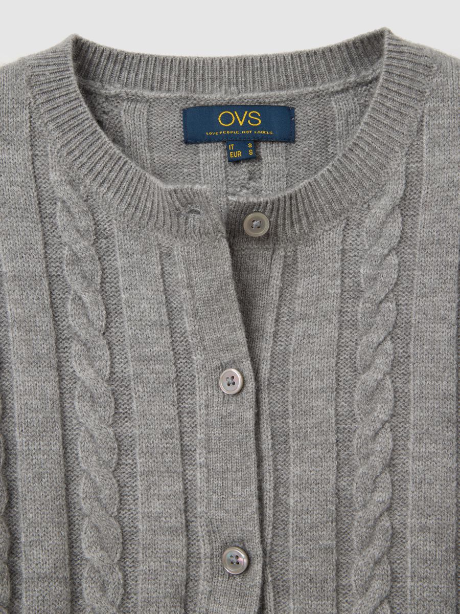 Grey Knitted Cardigan_5