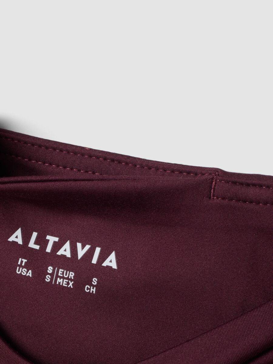 Purple wide-leg trousers in stretch fabric_8