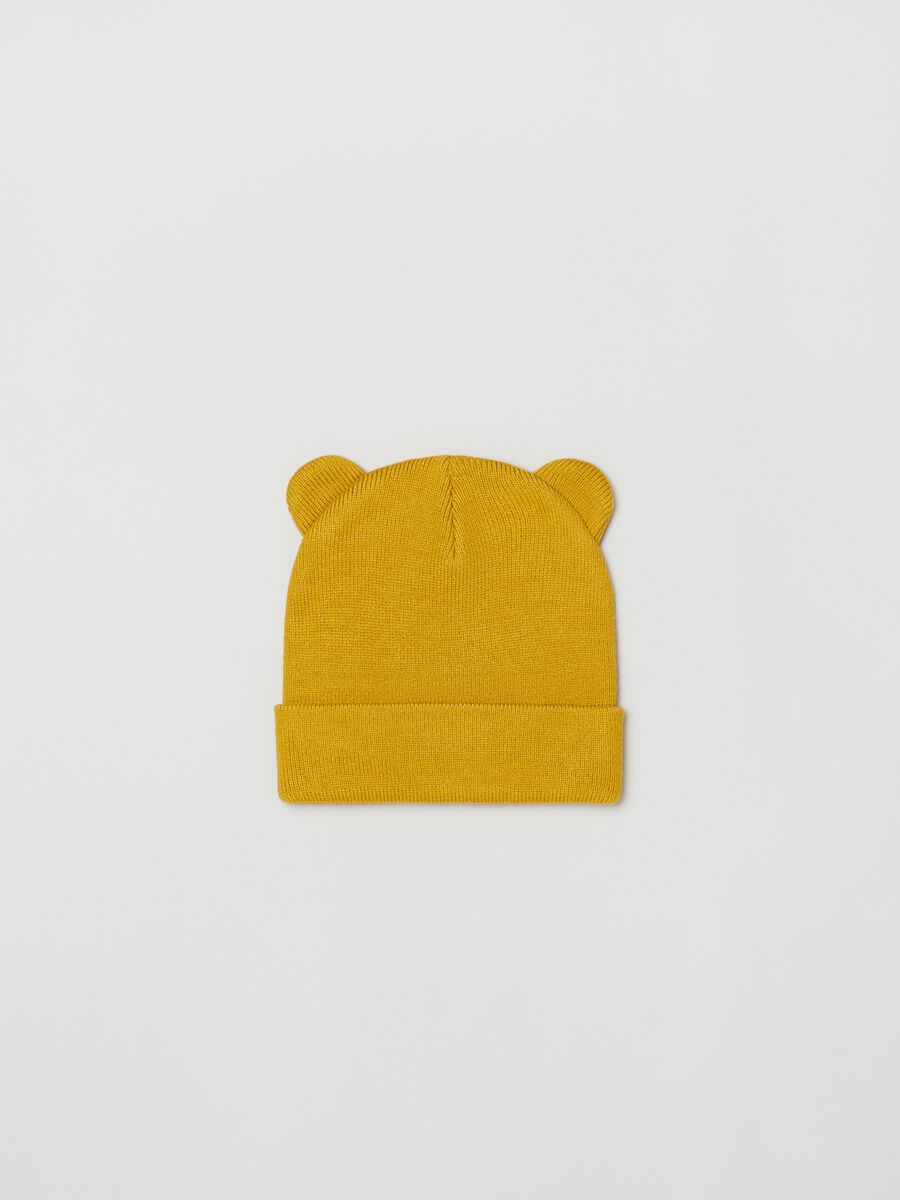 Viscose hat with ears_0