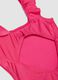 Pink ruffle-detail stretch swimsuit_2