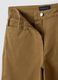 Brown stretch cotton wide-leg trousers_5