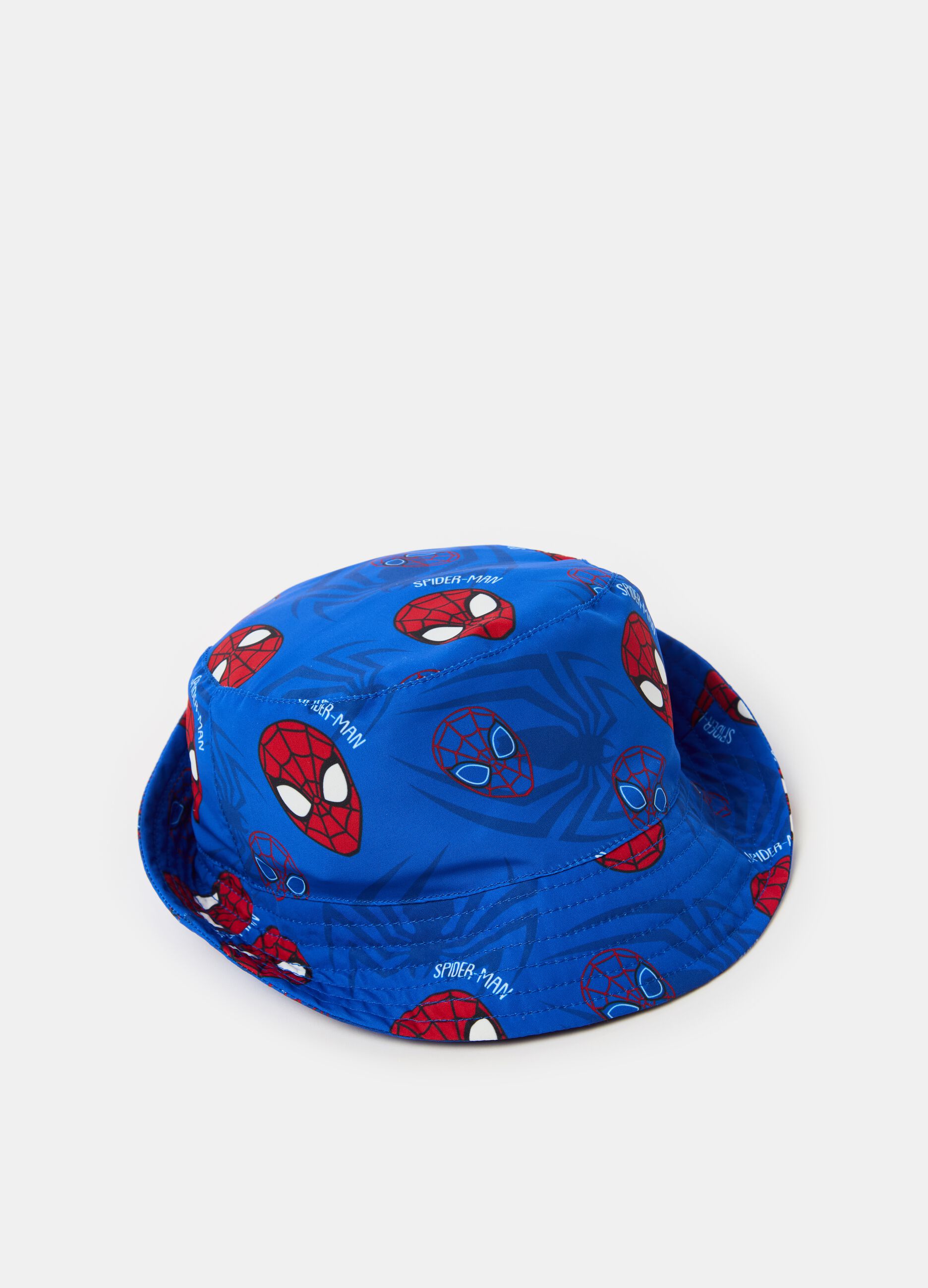 Fishing hat with Spider-Man print