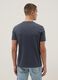Blue pure cotton short sleeve T-shirt regular fit_1