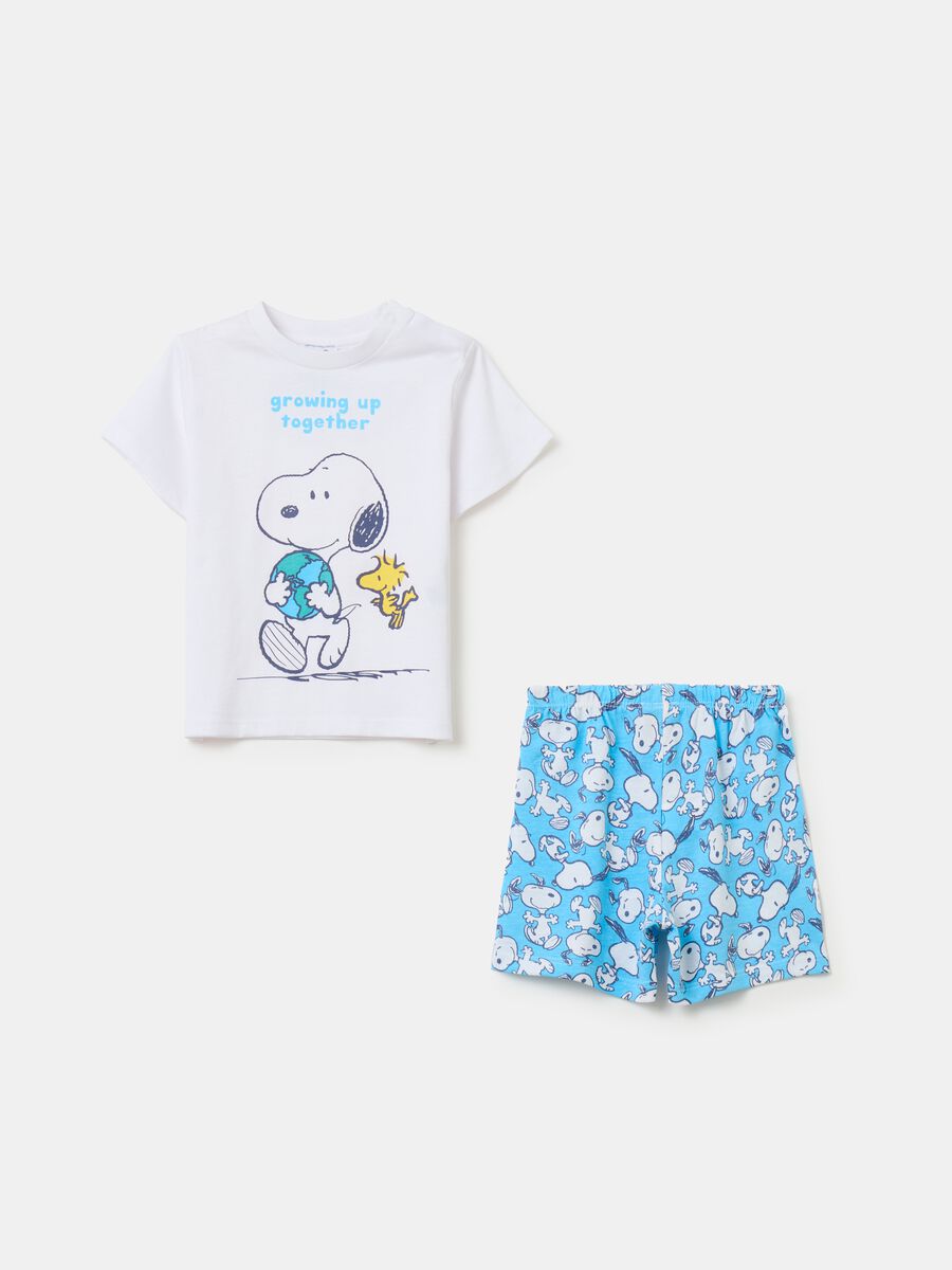 Pijama de algodón con estampado Snoopy_0