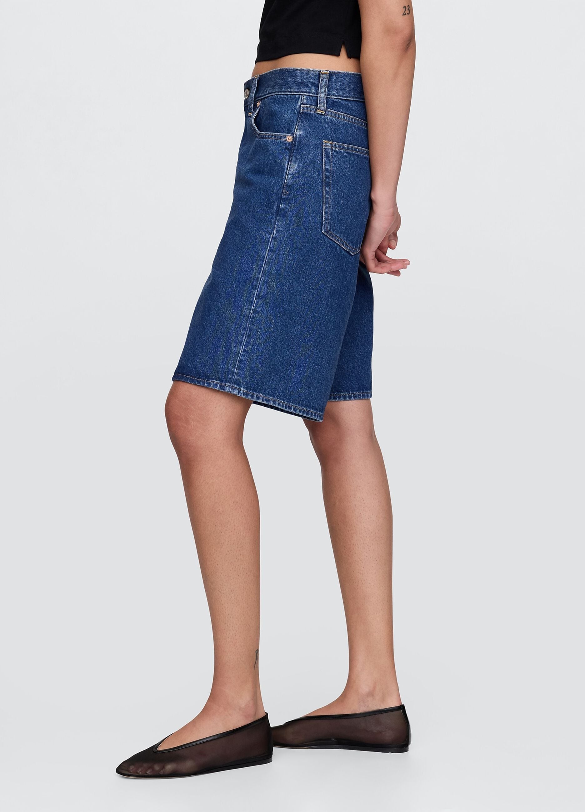 Blue Denim Shorts