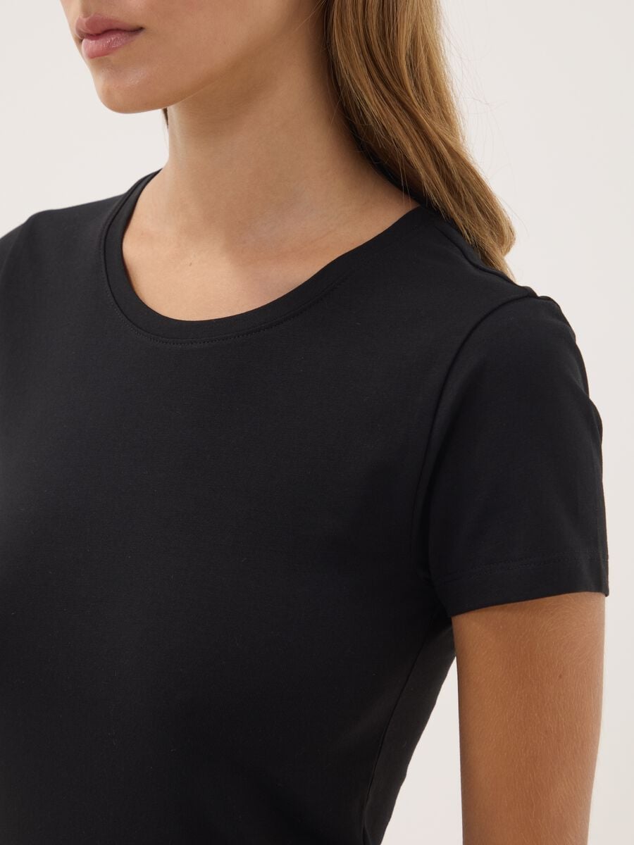 &Mu;&alpha;ύ&rho;&omicron; &kappa;&omicron;&nu;&tau;&omicron;&mu;ά&nu;&iota;&kappa;&omicron; T-shirt &alpha;&pi;ό &epsilon;&lambda;&alpha;&sigma;&tau;&iota;&kappa;ό &omicron;&rho;&gamma;&alpha;&nu;&iota;&kappa;ό &beta;&alpha;&mu;&beta;ά&kappa;&iota; &mu;&epsilon; &sigma;&tau;&rho;&omicron;&gamma;&gamma;&upsilon;&lambda;ή &lambda;&alpha;&iota;&mu;ό&kappa;&omicron;&psi;&eta;_2