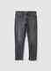 Graue Slim-Fit-Jeans aus Stretch-Baumwolle_0