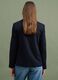 Navyblauer Regular-Fit Zweireiher-Blazer mit klassischem Revers_3