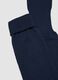 2-pack of navy and burgundy long socks in cotton and cashmere blend_2