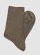 Brown long viscose blend socks_2